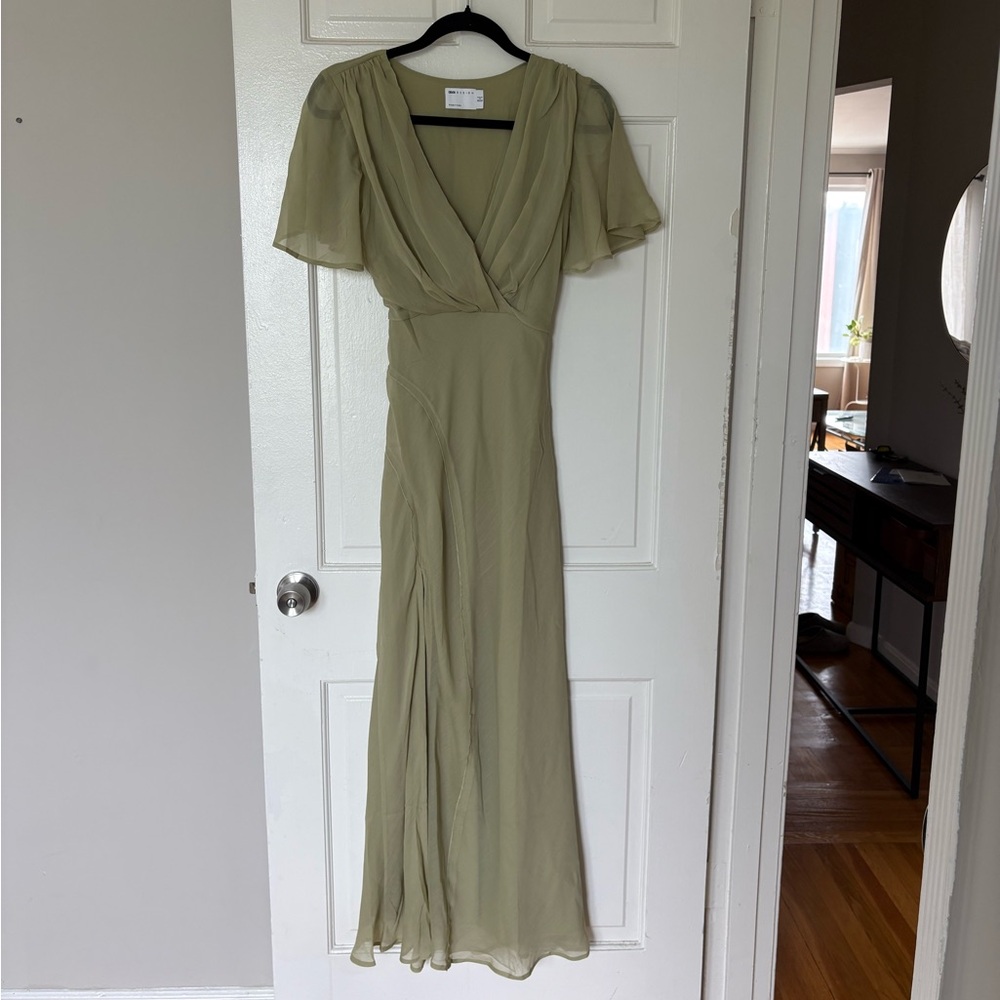 ASOS Elegant Sage Green Maxi Dress - Picture 2 of 6